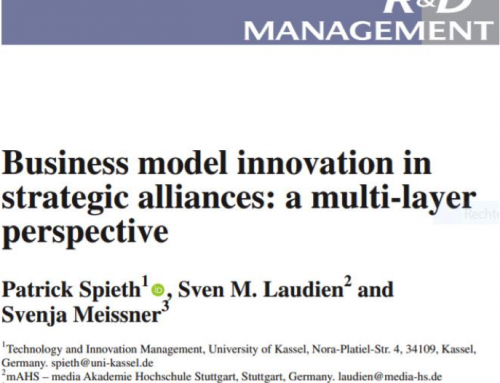 Neue Veröffentlichung von Prof. Dr. Laudien im R&D Management Journal